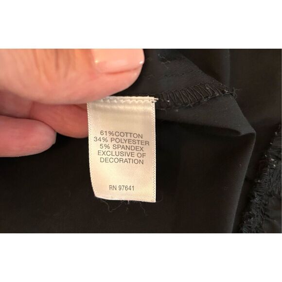 J. Jill Blouse Black Size Small EUC - Picture 8 of 9